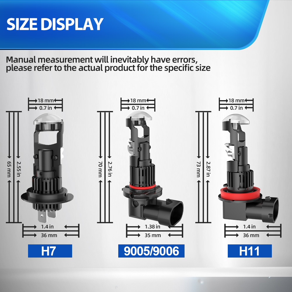 H7 9005/HB3 9006/HB4 H11 led P - đánh giá và giá Universal Motorcycle Led Headlight Projector