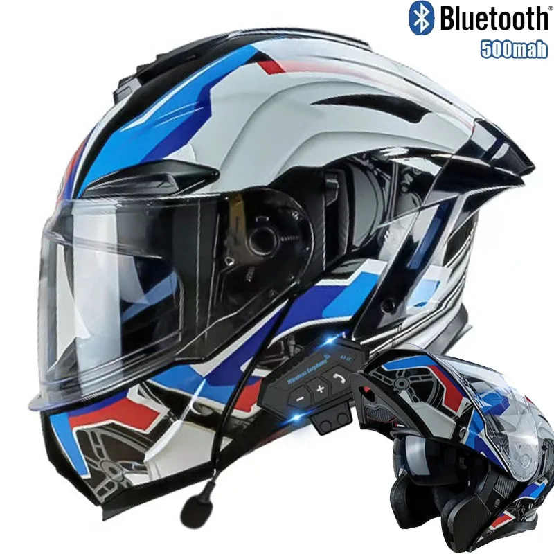 Flip up Motorcycle Helmet With - đánh giá và giá Full Face Motorcycle Helmet With Bluetooth