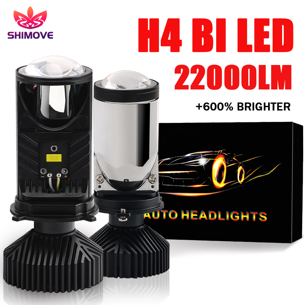 H4 LED Projector Lens Headligh - đánh giá và giá Universal Motorcycle Led Headlight Projector