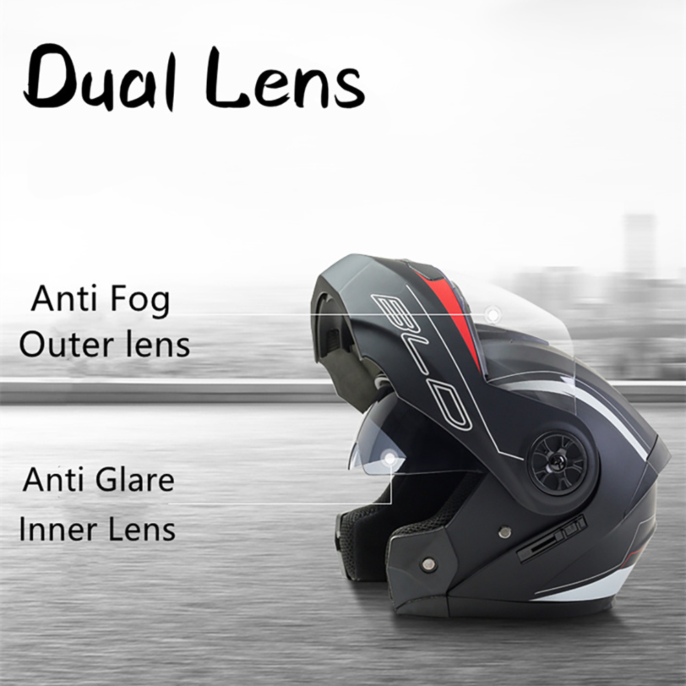 Modular Double Lens Motorcycle - đánh giá và giá Modular Flip Up Motorcycle Helmet Dot Approved