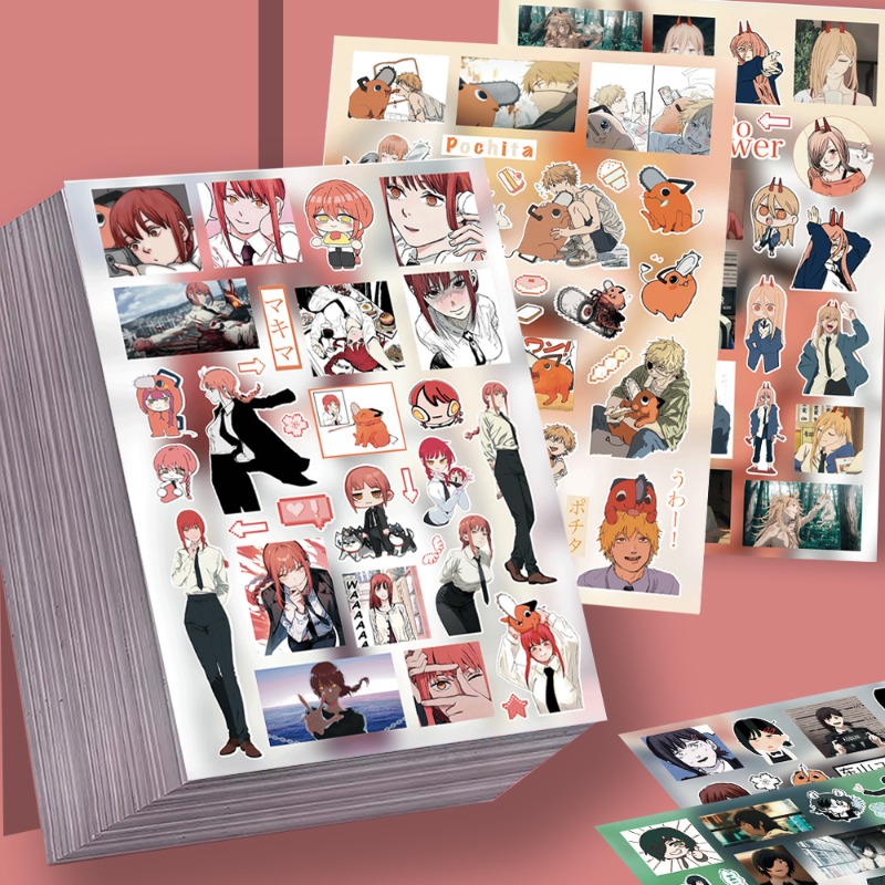 Chainsaw Man 8pcs Sticker High - đánh giá và giá Atv Parts