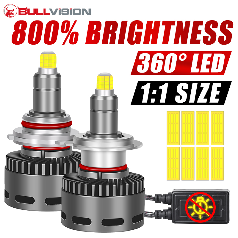 H11 H1 H7 LED 360 Canbus Car H - đánh giá và giá Universal Motorcycle Led Headlight Projector